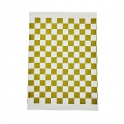 Tea Towel - Small Checkers Citron